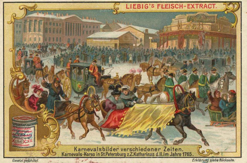 Picture series carnival pictures of different times