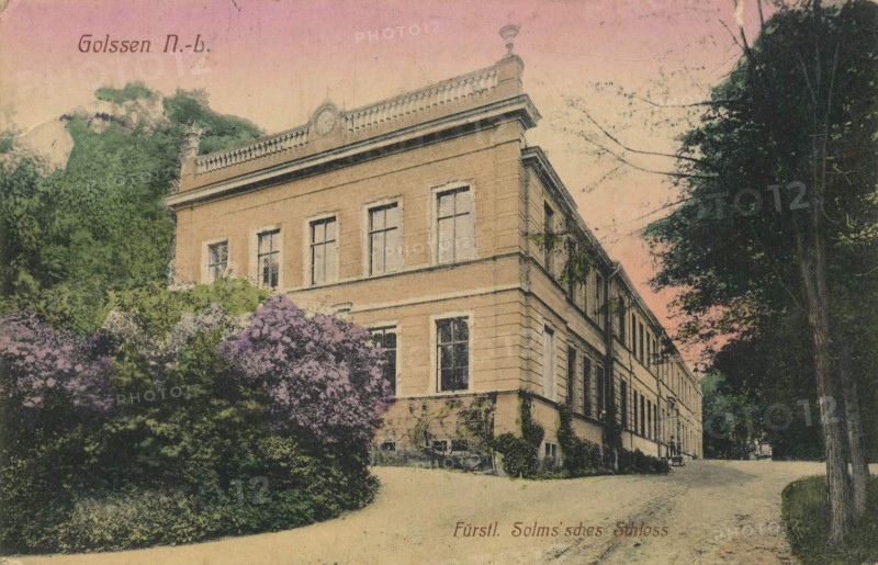 Solmsches Schloß in Goslar, Lower Saxony, Germany, view from ca 1910, digital reproduction of a public domain postcard.