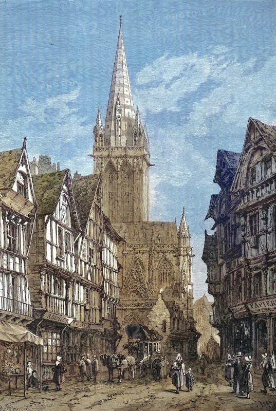 Saint-Pierre church in 1868