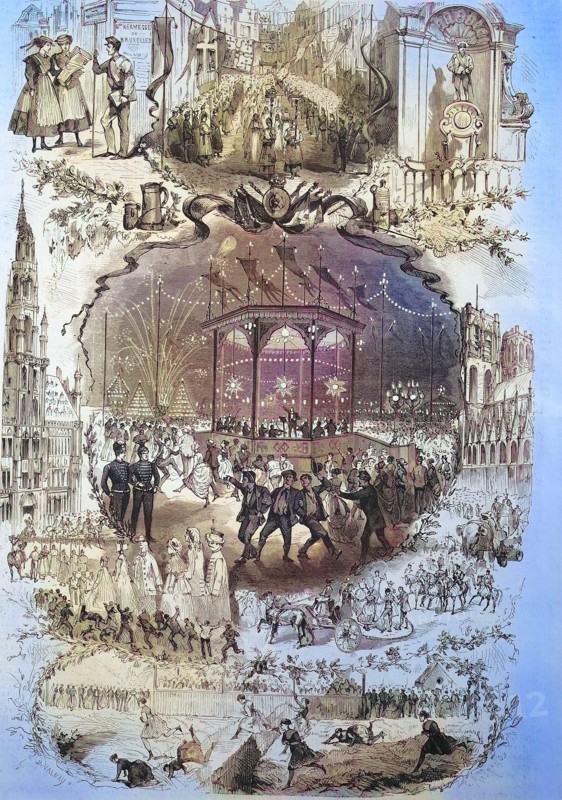The great annual folk festival in Brussels in different pictures