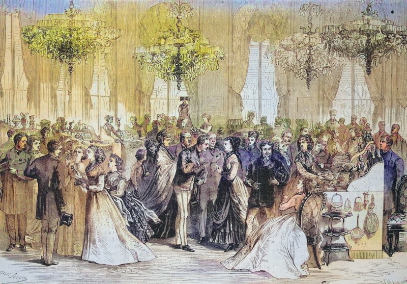 Charity event and sale at the Ministry of Foreign Affairs for the construction of a German hospital in Paris