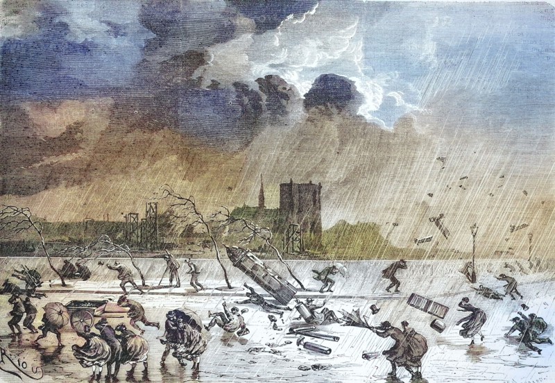 The hurricane of March 8