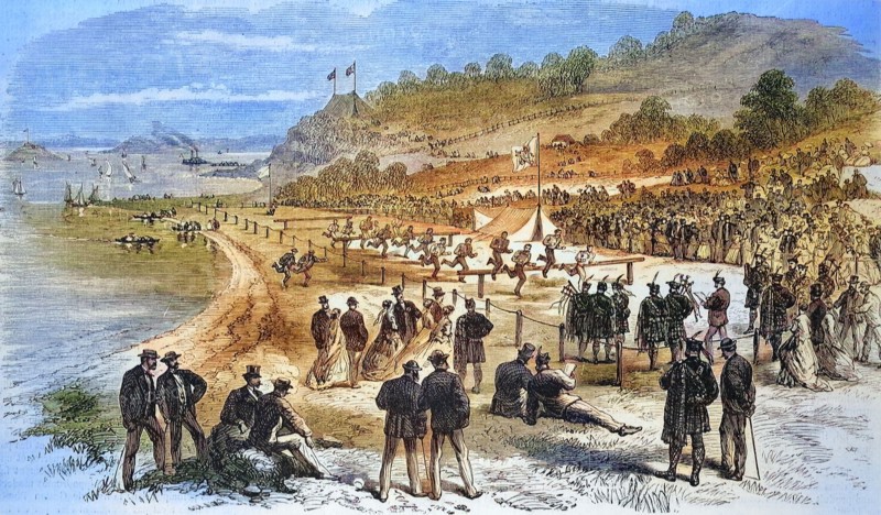 Games of the Caledonian club in San Francisco