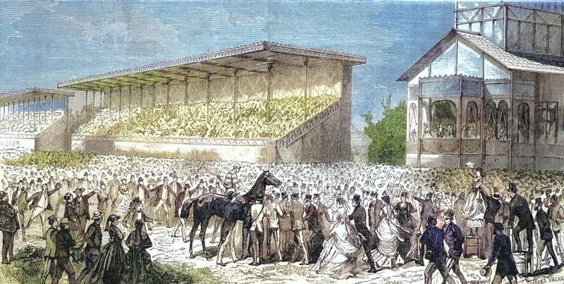 Horse racecourse in Bois de Boulogne