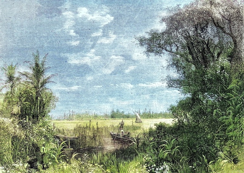 Landscape in Rio Grande do Sul in the south of Brazil
