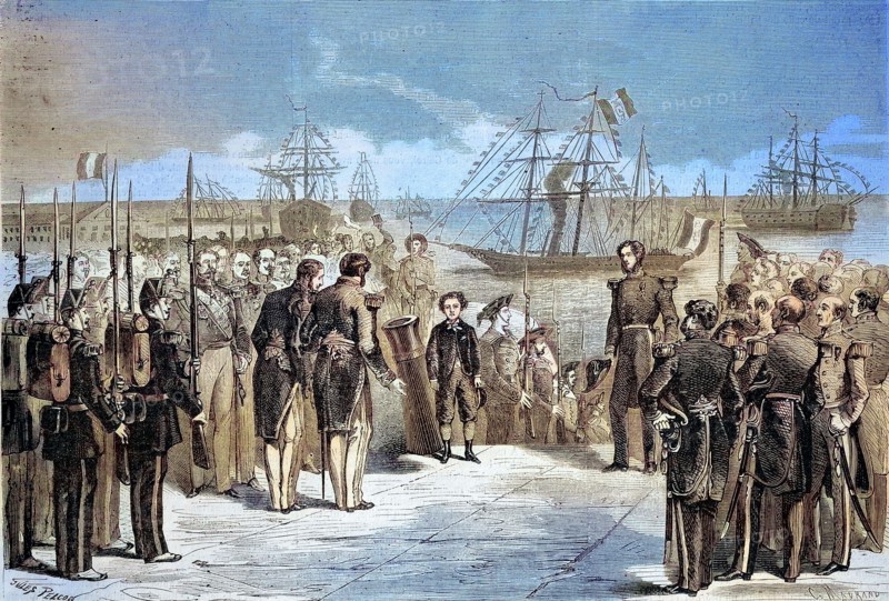 Voyage of the Imperial Prince Crown Prince Napoleon Eugene Louis Jean Joseph Bonaparte (March 16