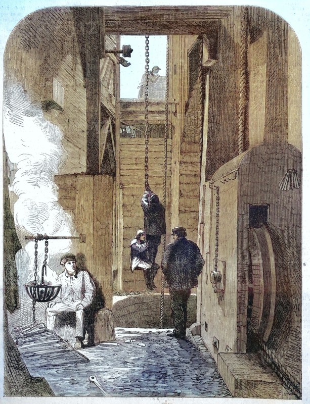 Entrance to the mine of New Hartley