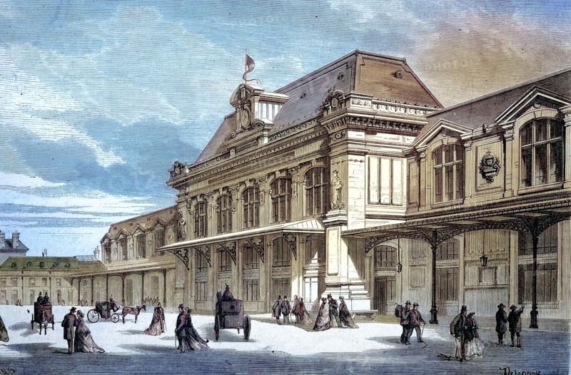 the station of the Orleans railroad