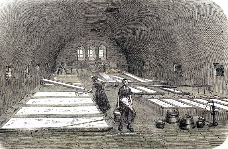 Model farm in Zealand in 1896