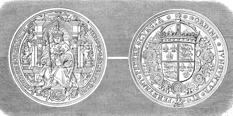 The seals of King Henry VIII
