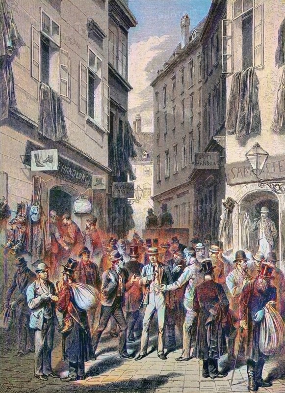 The Judengasse in Vienna