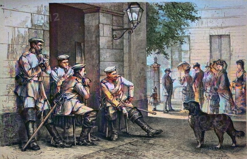 Guard Cuerassiers at the Charlottenburg Castle Guard