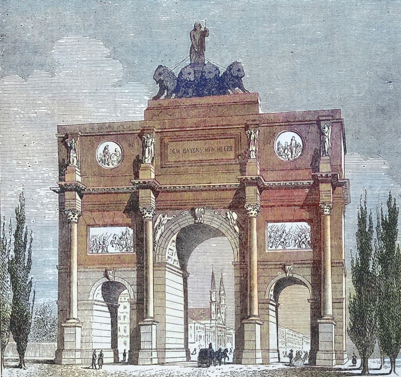 das Tor Siegestor in München