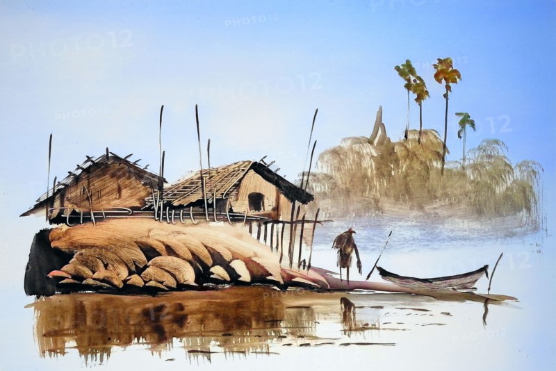 Fisherman returns with his catch