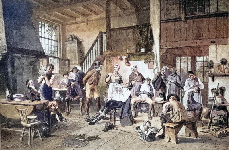 In the barber shop