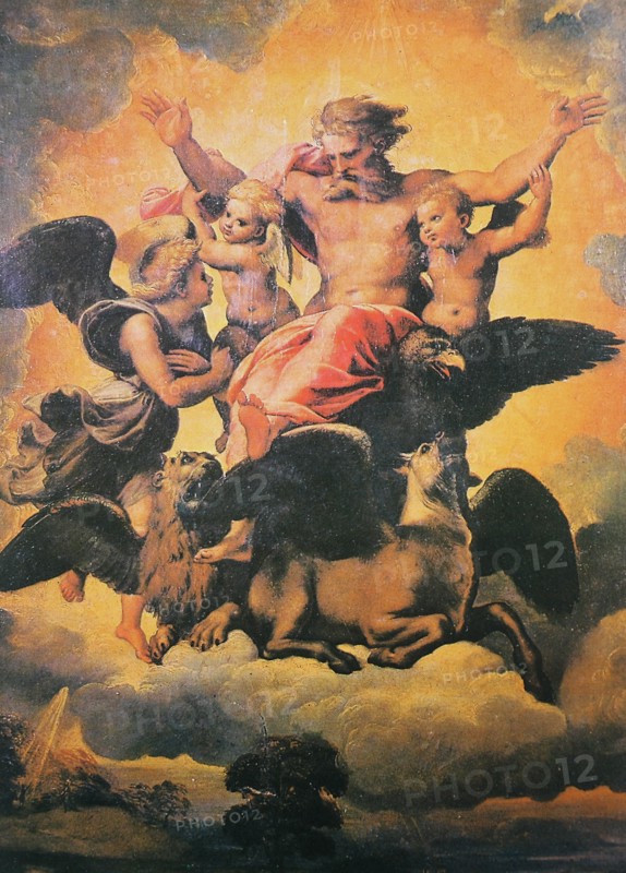 Vision of Ezekiel by Raffaello Sanzio da Urbino
