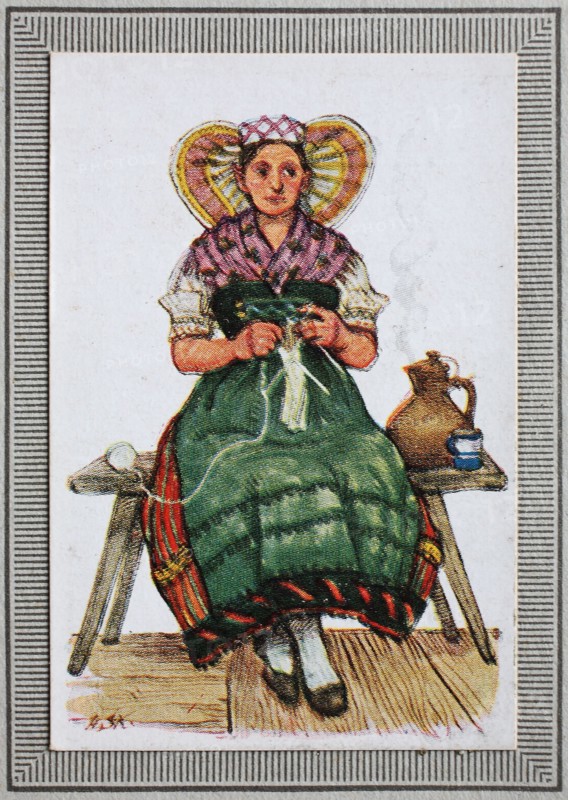 Traditional Costumes In Germany In The 19Th Century