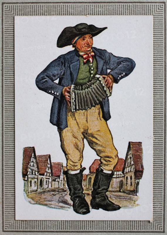 Traditional Costumes In Germany In The 19Th Century