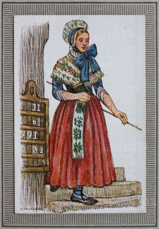 Traditional Costumes In Germany In The 19Th Century