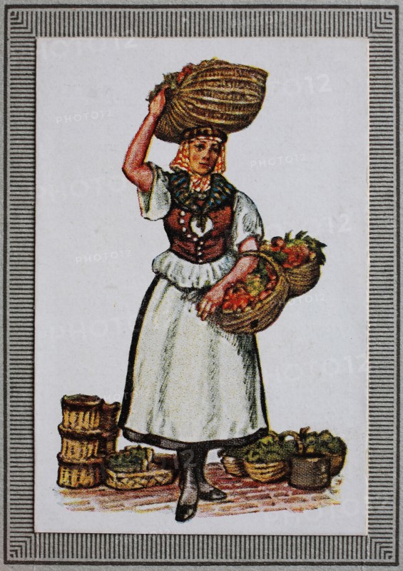 Traditional Costumes In Germany In The 19Th Century