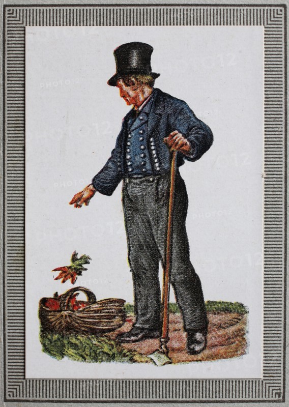 Traditional Costumes In Germany In The 19Th Century