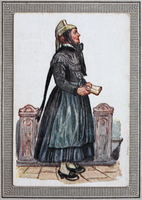 Traditional Costumes In Germany In The 19Th Century
