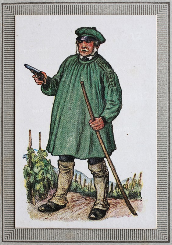 Traditional Costumes In Germany In The 19Th Century