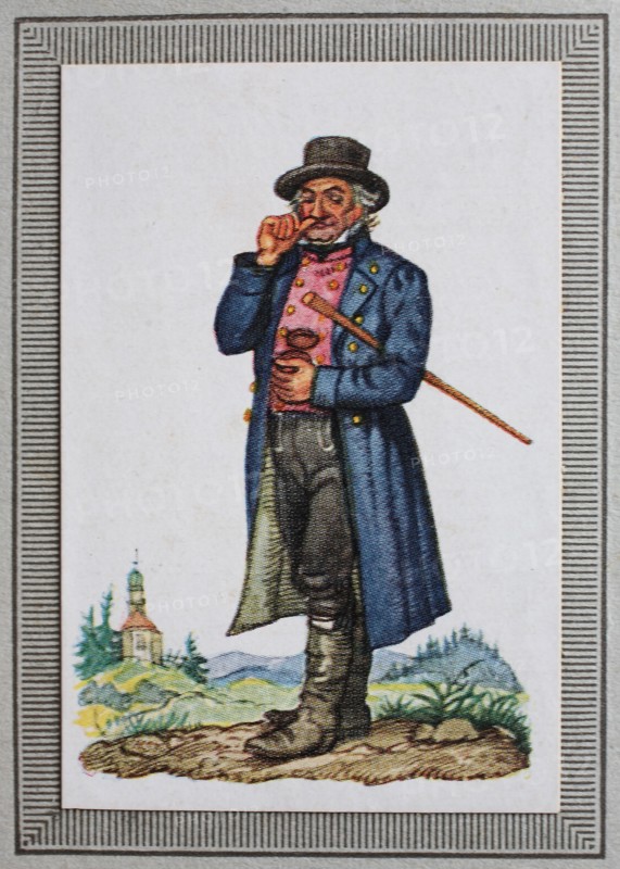 Traditional Costumes In Germany In The 19Th Century