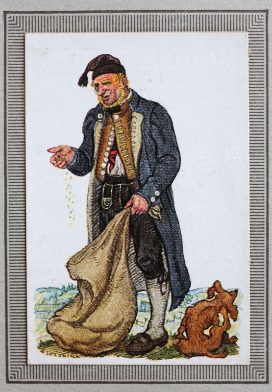 Traditional Costumes In Germany In The 19Th Century