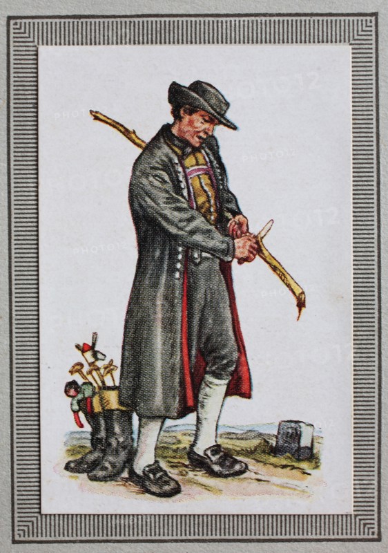 Traditional Costumes In Germany In The 19Th Century