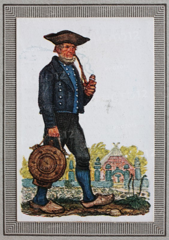 Traditional Costumes In Germany In The 19Th Century