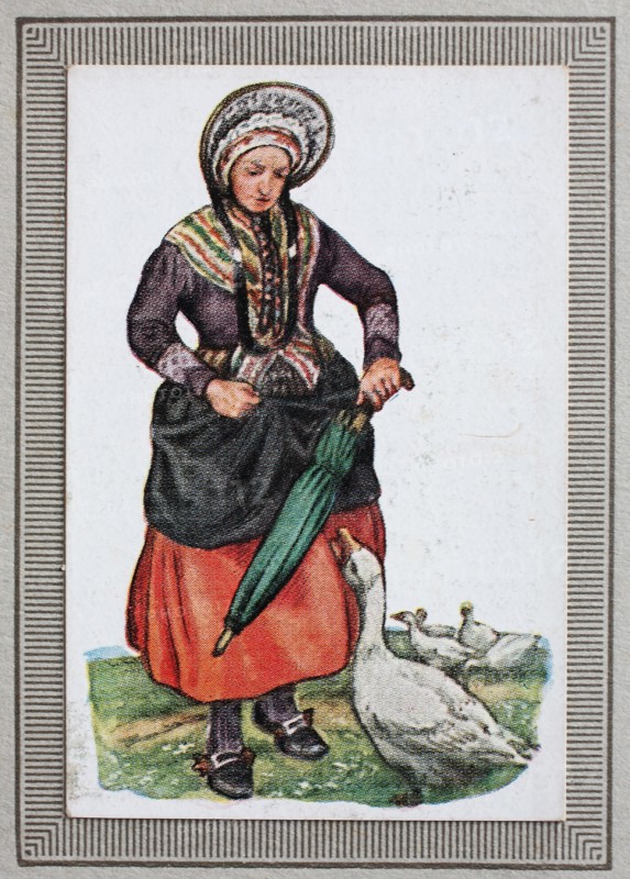Traditional Costumes In Germany In The 19Th Century