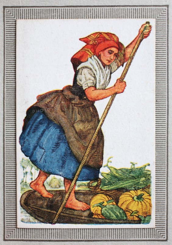 Traditional Costumes In Germany In The 19Th Century