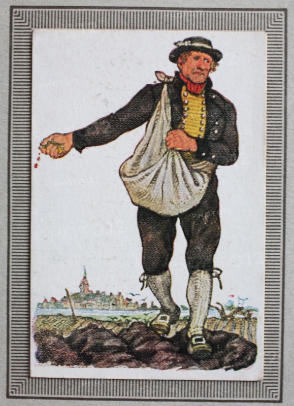 Traditional Costumes In Germany In The 19Th Century