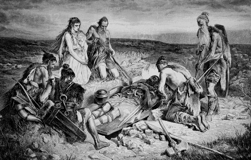Funeral Of The Ancient Germans