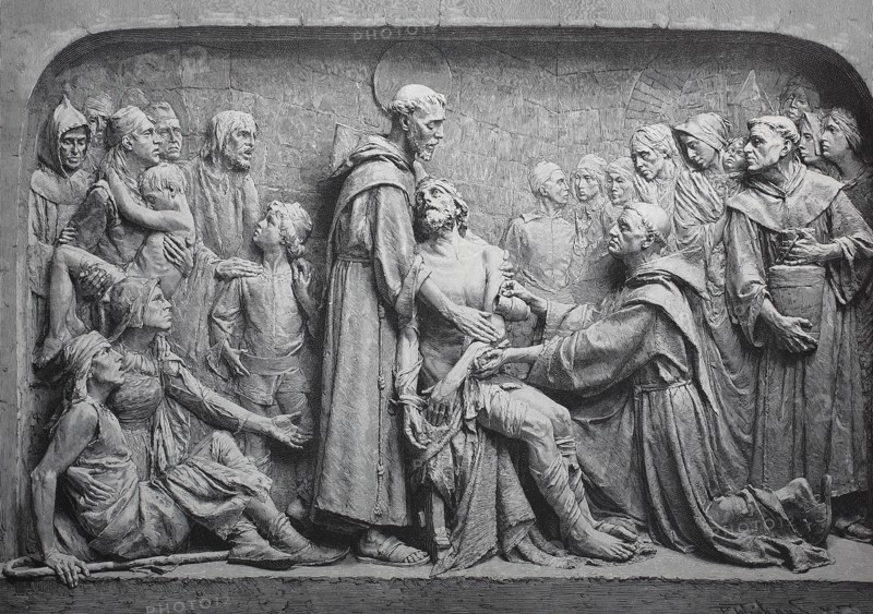 Relief Shows Saint Francis
