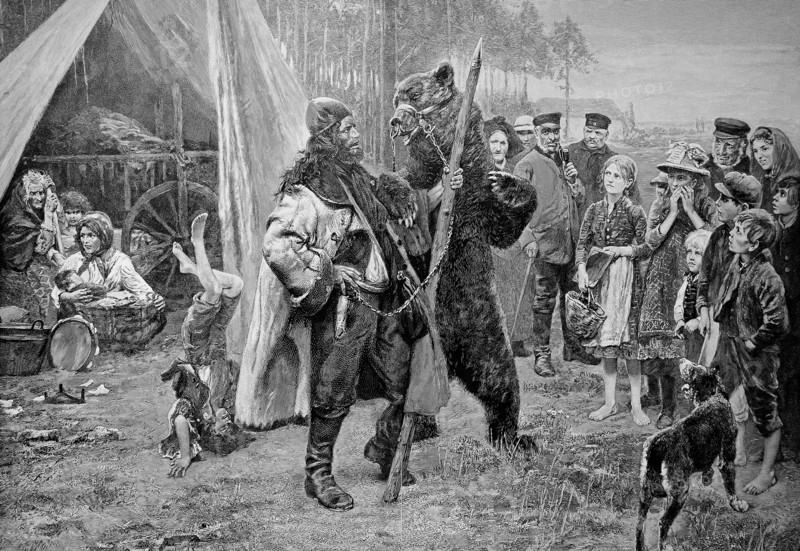 Man With A Tame Bear