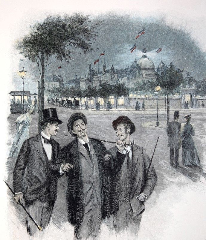 Three Noble Men Returning From A Visit To St. Pauli