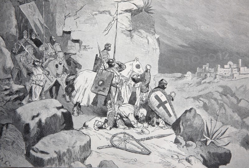 The Crusaders At Jerusalem