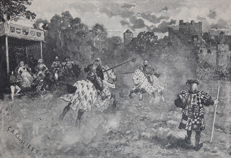 Knight Tournament In The Middle Ages