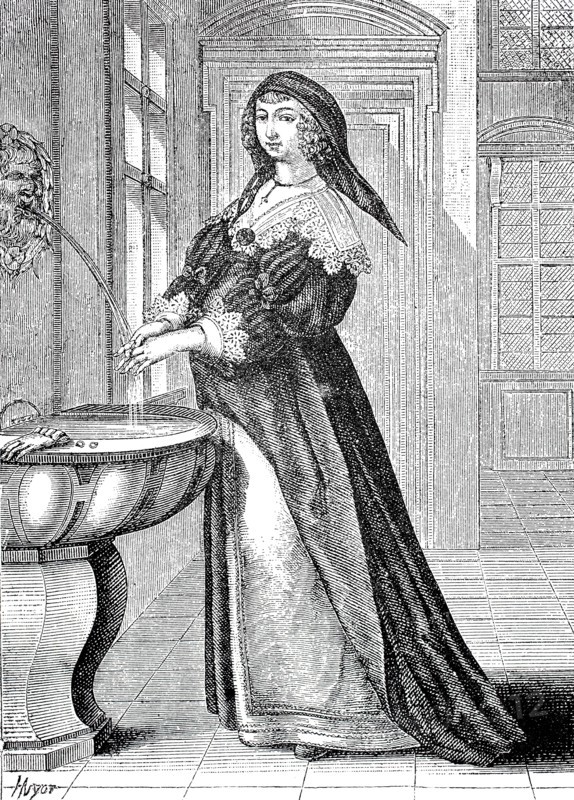 Noble Lady In The Year 1635