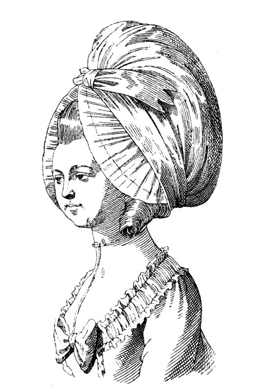 Head Of A Lady With A Dormeuse