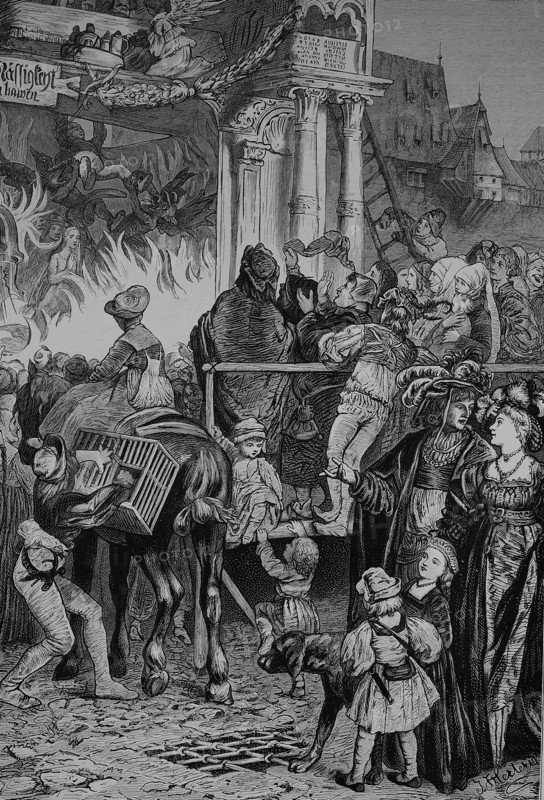Mystery Play In Medieval Europe