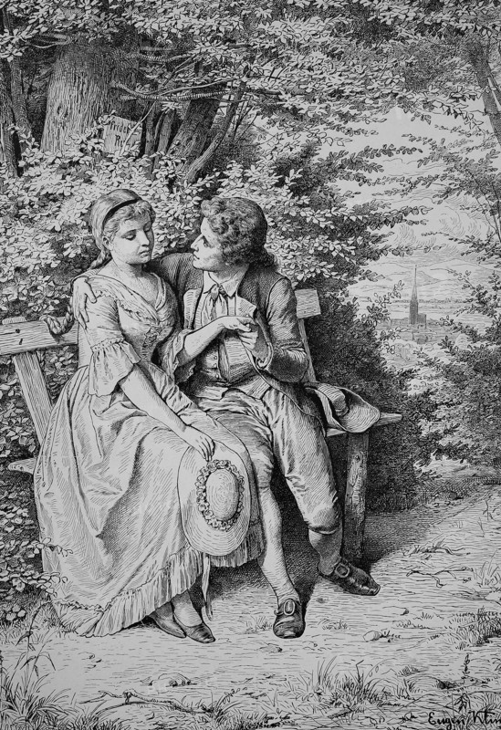 Johann Wolfgang Von Goethe Was A German Writer And Statesman. Friederike Elisabetha Brion Was A Parson'S Daughter Who Had A Short