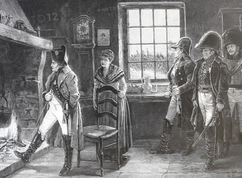 Napoleon Before His Final Decision In The Military Campaign Of 1814