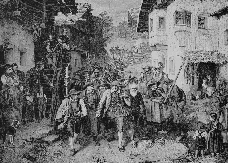 The Last Group Of Soldiers Of The Tyrolean Uprising