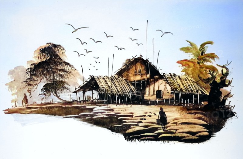 Fish In A Fishing Village