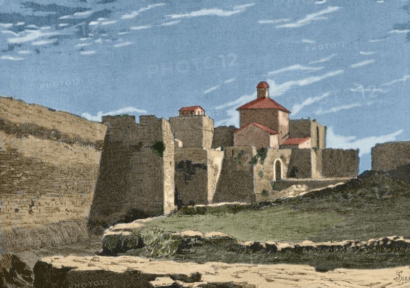 Medieval city walls.