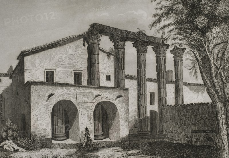 Ruins of the Temple of Diana.