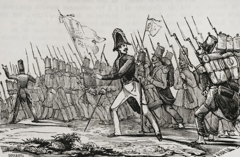 Carlist uprising in Morella.